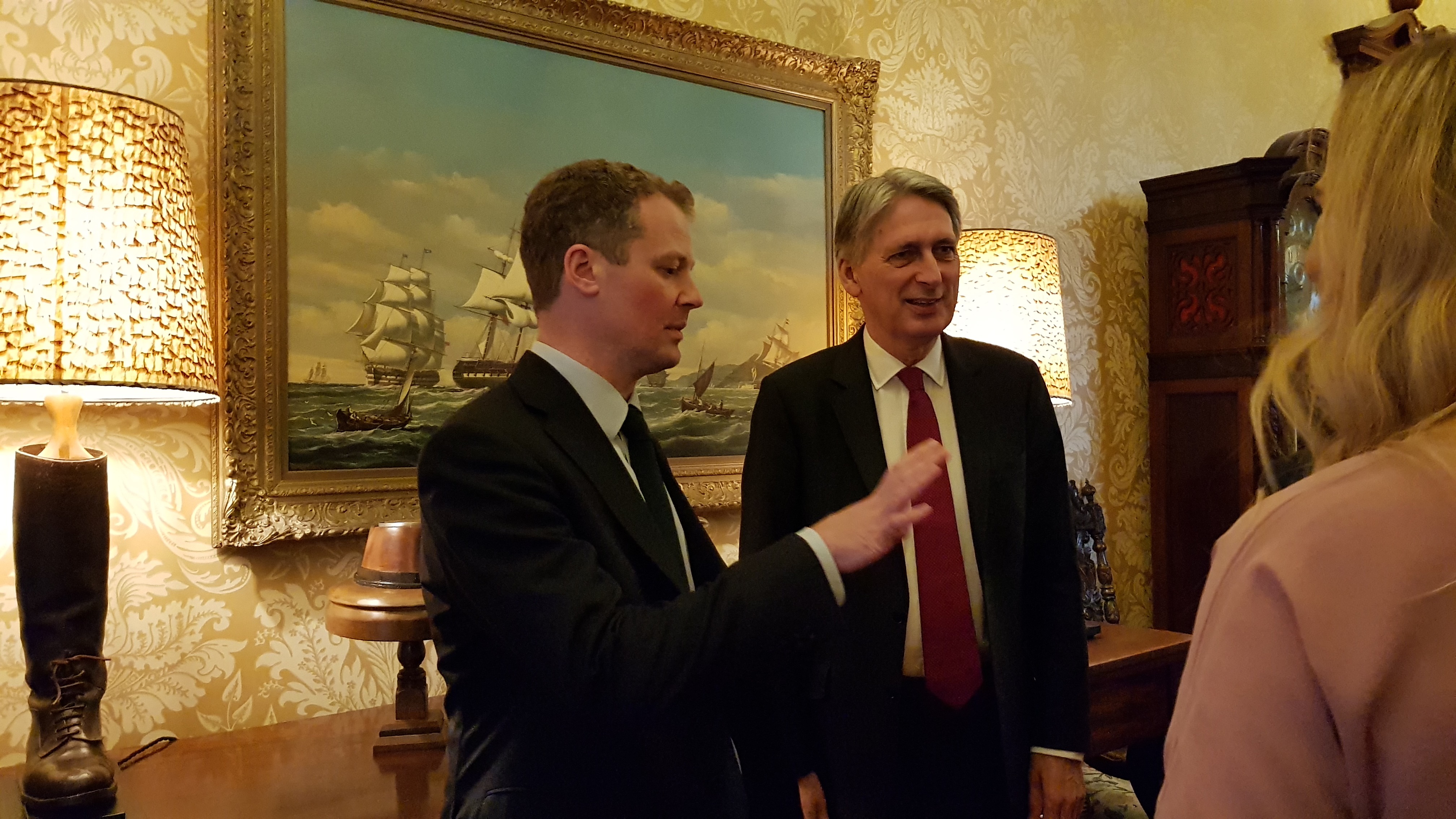 Neil Hosts Chancellor For Dinner In Harborough | Neil O'Brien